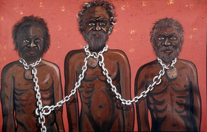 aboriginal colonisation australia australian history taken away kids impact lawry aboriginals track painting bringing treated aborigines them stolen fleet land